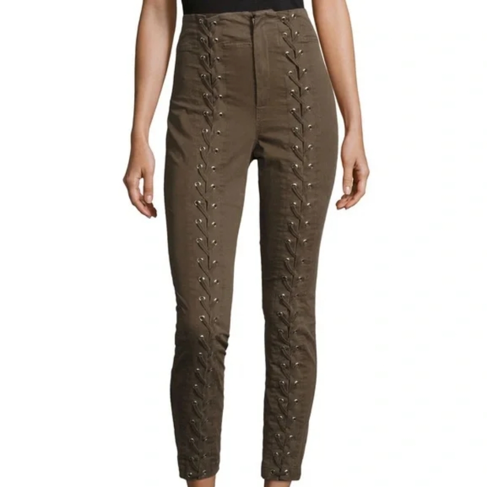 a.l.c lace jeans